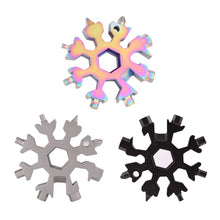 Load image into Gallery viewer, 18 IN 1 Snowflake Outdoor Multi-tool