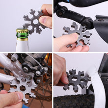 Load image into Gallery viewer, 18 IN 1 Snowflake Outdoor Multi-tool